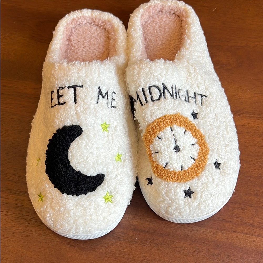 Cozy Cream Kids Slippers